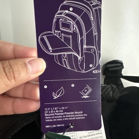 NWT Targus Spruce EcoSmart Checkpoint-Friendly Backpack - Picture 10 of 14